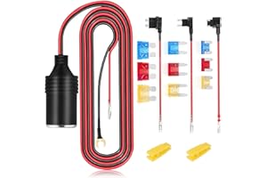 シガーソケット 増設 ヒューズ電源 シガーソケット 電源取り出し コンセント ヒューズ電源取り出し DC12V～DC24V TS16949/UL/CE認証取得済み 線長200cm