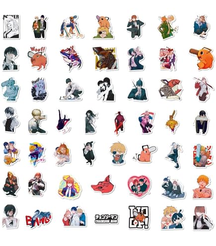 Amazon.co.jp: 呪術廻戦 ステッカー 50枚セット, アニメキャラクター