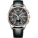 [Citizen] 腕時計 アテッサ ムーンフェイズ 電波ソーラー 防水 BY1004-17X メンズ ブラック