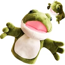 Amazon.co.jp: merrytime パペット人形 ハンドパペット ぬいぐるみ 口