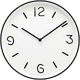 レムノス 掛け時計 アナログ アルミ モノクロック 白 MONO Clock LC10-20A WH Lemnos φ256×d46mm