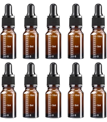 Amazon.co.jp: スポイトボトル 30ml 10本セット 遮光瓶 ガラス