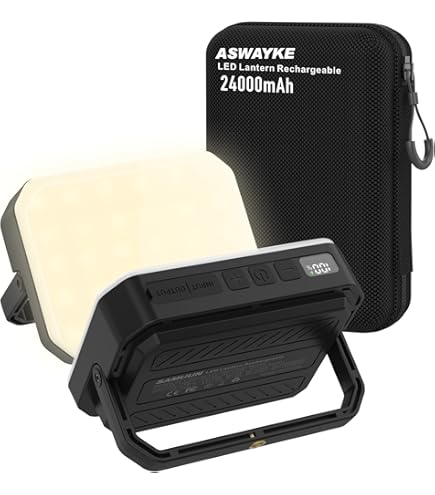 WAQ LED LANTERN2 WAQ-LL02 タン LEDランタン WAQ LED LANTERN2 【明るさ1650lm・13400mAh】【1年