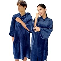 Amazon | ［BSQUAREZ］サーフィン ポンチョ サウナポンチョ お着替え