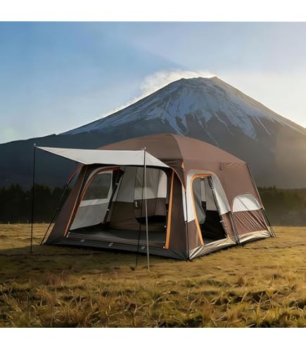 Amazon.co.jp: Fengzel Outdoor リビング+2ルーム付き 4-6人/8-12人用