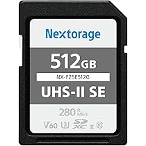 Nextorage UHS-II V60 512GB SDXC SDカード 280MB/s
