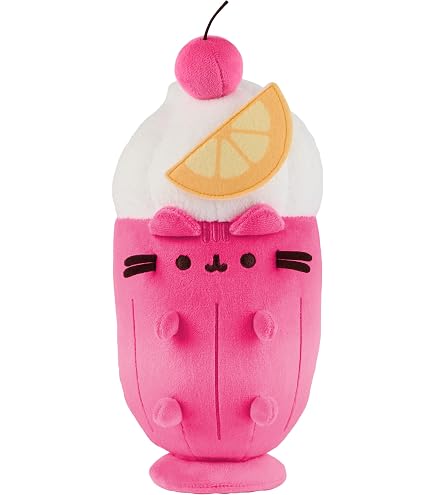 GUND Pusheen Roll Cake Plush - 4" Squishy Stuffed Cat Dessert Toy, Pink & Purple - View #4
