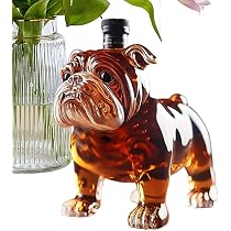 Amazon.co.jp: ウイスキーボトルデカンタ、犬型のガラスデカンタ