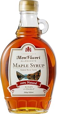 モンファボリ メープルシロップ 330g 瓶 [ カナダ産 グレードA アンバーリッチテイスト ]