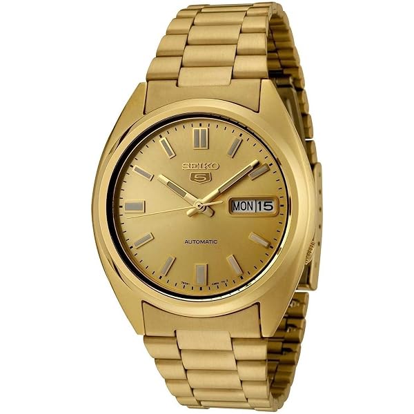 Amazon | SEIKO SRPK48 メンズ アナログ 自動巻き 腕時計 - ゴールド