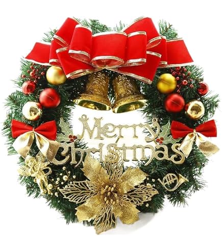Amazon.co.jp: Lifedesign かわいい！ クリスマス リース 選べるカラー