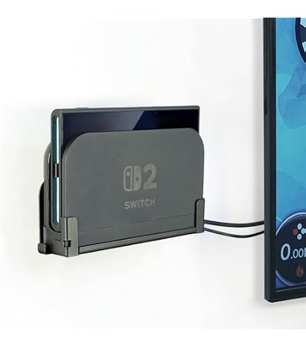 Amazon.co.jp: For Switch 2用 壁掛け式ホストスタンド 収納ラック