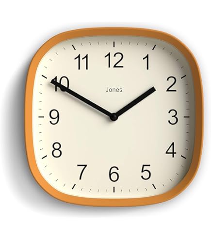 Amazon.co.jp: Jones Clocks® ホットタブ壁掛け時計 | 小さなレトロな