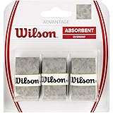 Black, Pack of 3, Advantage Tennis Racquet Over Grip