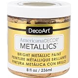 (24K Gold) - Decoart Americana Decor Metallics 240ml 24K Gold