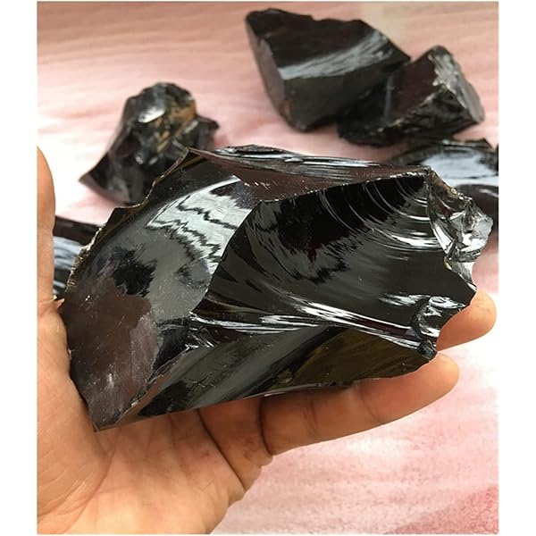 Amazon.co.jp: 天然石 パワーストーン 黒曜石 オブシディアン