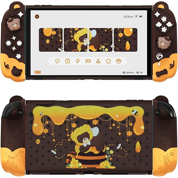 Amazon.co.jp: くまのプーさん Switch スイッチカバー 保護カバー