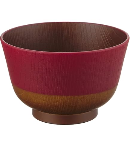 Amazon.co.jp: カノー 日本伝統色 漆塗 汁椀 330ml 5色揃 木箱入り