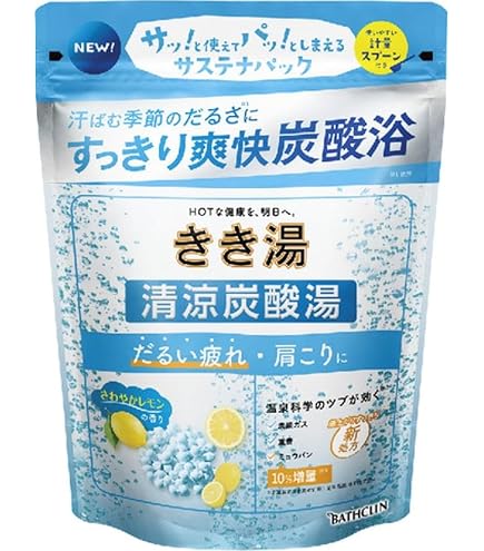 Amazon | きき湯 清涼炭酸湯 すっきりミントの香り 360g(約12回分