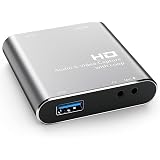 【4k60fps】Chilison HDMI キャプチャーボード USB3.0 ゲームキャプチャー 1080p60HZ ビデオキャプチャ hdmiキャプチャー ゲーム実況 switch/PS4/Xbox One/Wii U対応 小型軽量 電源不要 W