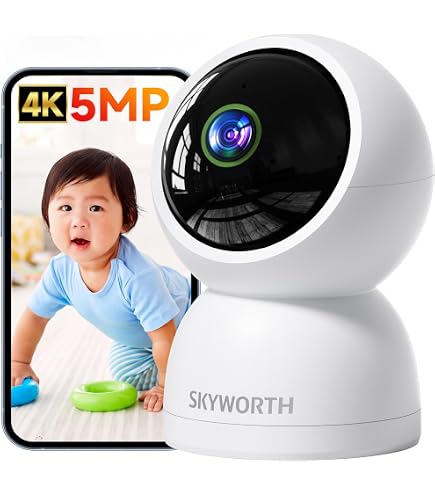 ネットワーク　カメラ　みまもりカメラ　メーカー２年保証付き　【未使用】 Amazon.co.jp: 【2026改良型・400万画素】Skyworth ペットカメラ