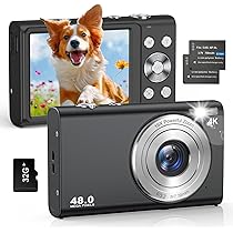 Amazon.co.jp: CAMKORY 4K デジカメ デジタルカメラ オートフォーカス