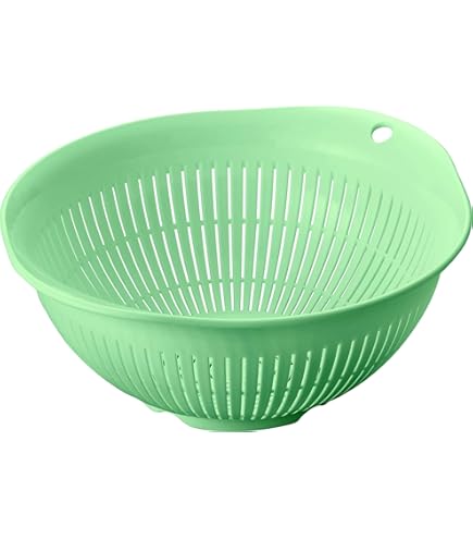 Amazon.co.jp: アスベル ざる グリーン 4321 Nポぜ片手ザル(21型