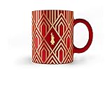 Bialetti グラマーデコマグ、磁器、330ml、レッド