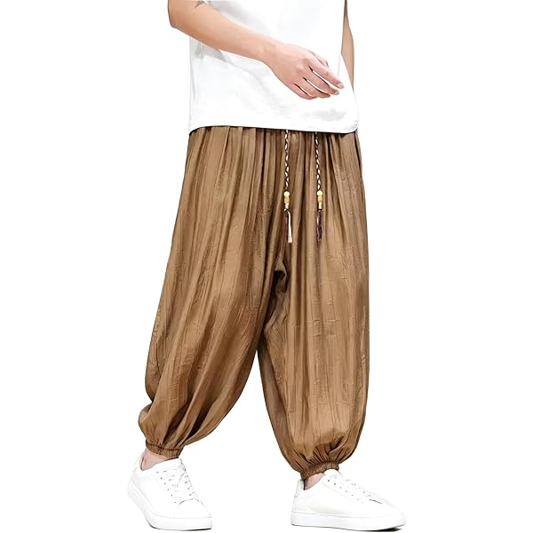 Amazon | [WANSHIX] ワイドパンツ ロングパンツ メンズ