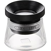 シンワ測定(Shinwa Sokutei) ルーペ T-1 高倍率 20mm 15倍 スケール付き 75570