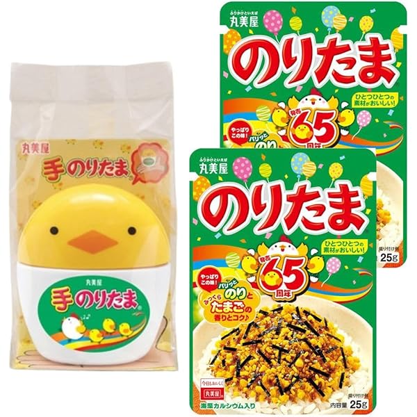 Amazon.co.jp: 丸美屋 ふりかけ 手のりたま 容器入 20g×5個 : 食品