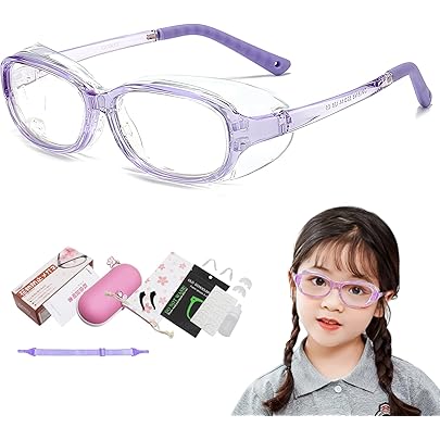 Amazon.co.jp: [GOKEI] 花粉防止メガネ 子供用 3-14歳 両面曇り止め