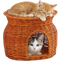 ⑳★キャットハウス★テラス付★分割式★猫ちゃんに★手作り Amazon | PAWZ Road 猫 ハウス ペットハウス 猫ベッド 屋根付き