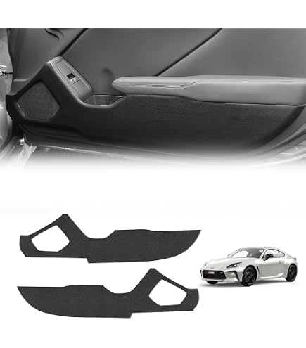 Amazon.co.jp: GR86 ZN8 BRZ ZD8ドアキックガード ヘアライン処理 : 車