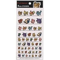 Amazon.co.jp: カミオジャパン ポケットモンスター 4サイズステッカー
