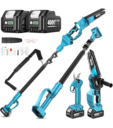 Amazon | 10mコード付 電動高枝切りチェンソー 高枝健太郎くん ET1208