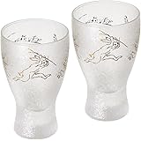 アデリア 酒器 日本酒グラス ゴールド 100ml プレミアムニッポンテイスト鳥獣戯画 酒グラス ペアギフト 日本製 S6213