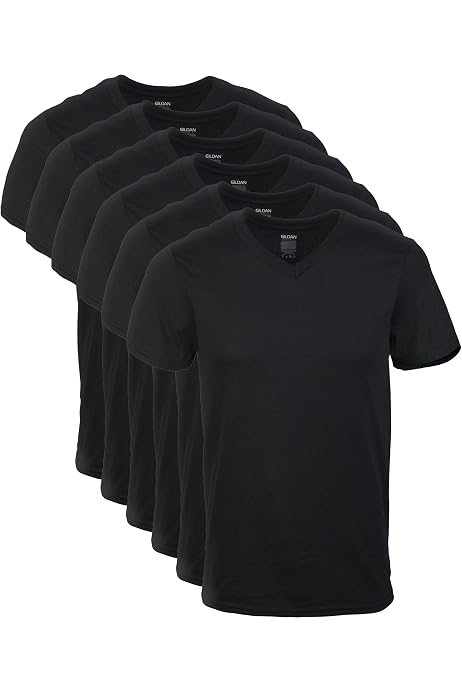 5 Pack Plain Crew Neck T-Shirt 