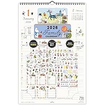 Amazon | ホールマーク ムーミン 2026年 カレンダー 壁掛け 家族