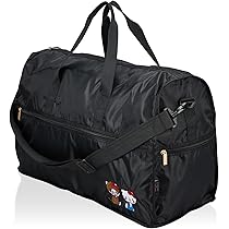 Amazon | 折りたたみ ボストンバッグ Lサイズ モンチッチ×ハローキティ