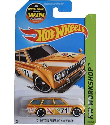 ホットウィール '71 ダットサン 510 ワゴン Amazon.com: Hot Wheels '71 Datsun 510 Wagon : Toys & Games