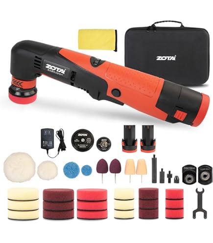 Amazon | ミニポリッシャー,50mm/75mmダブル裏板電動ポリッシャー 車