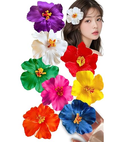 Amazon | DIFEIUKI ハワイアンレイ 12本セット ハワイ花輪 混色