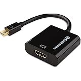 Cable Matters Mini DisplayPort HDMI変換アダプタ Active 4K 60HZ解像度 アクティブ ミニディスプレイポート hdmi 変換 Mini DP HDMI 変換 Eyefinity技術対応 ブラック