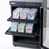 HOKUTO 防湿庫 ドライボックス HV88EDHVシリーズ LED照明内蔵 カード保管 ECO省エネ 無振動 静音 鍵付き カメラ収納ケース (88L)