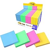 ポストイット 付箋 強粘着 ノート マルチカラー3 75×75mm 90枚×12冊 6541SS-MC-3