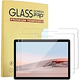 Holdtech Surface Go2/Go3 ガラスフィルム 2枚入り マイクロソフト Surface Go 2/3 保護フィルム サーフェスgo2/go3 フィルム 指紋気泡防止 9H硬度 10.5 インチ