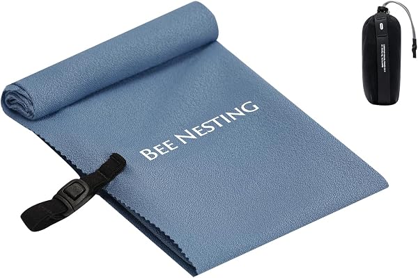 BeeNesting Ultralight Quick Drying Towel, Easy Towel, Super Absorbent, Antibacterial, Odor Resistant, Sports Towel - 1