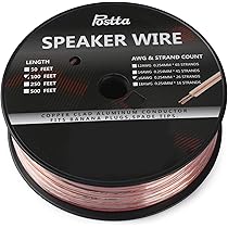 Amazon | Postta スピーカーケーブル 銅とアルミのクラッド鋼素材 CCA