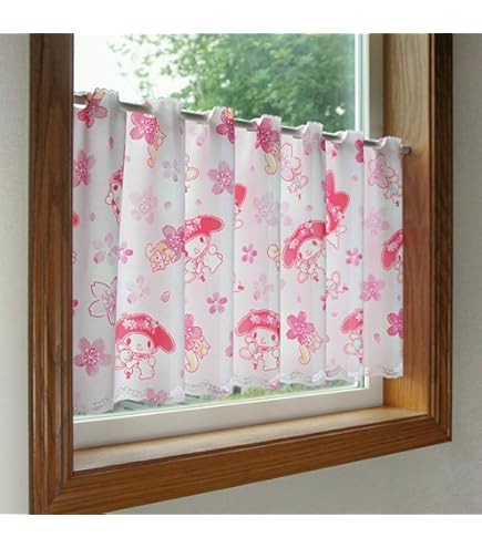 Amazon｜カフェカーテン幅110×丈46cm サンリオ ハローキティ「ラ